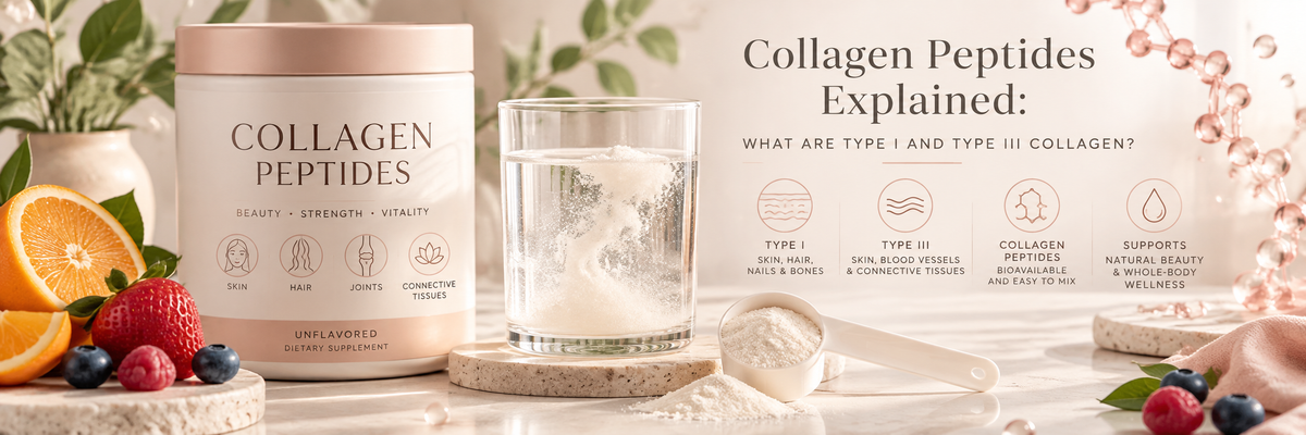 Collagen Peptides Explained: What Are Type I and Type III Collagen?