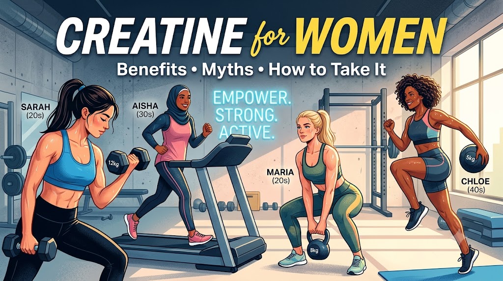 Creatine for Women: Benefits, Myths and How to Take It