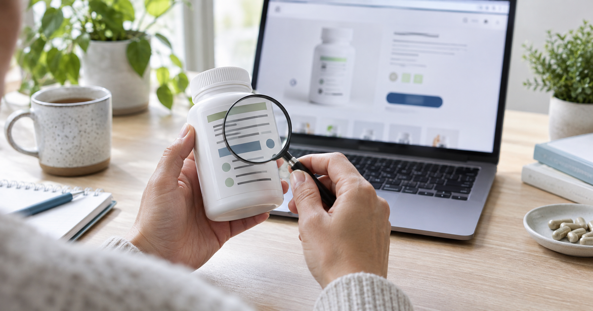 How to Read a Supplement Label Before Buying Online