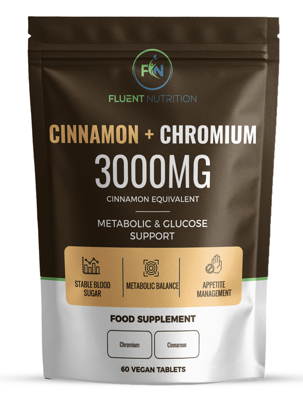 Cinnamon + Chromium 3000MG