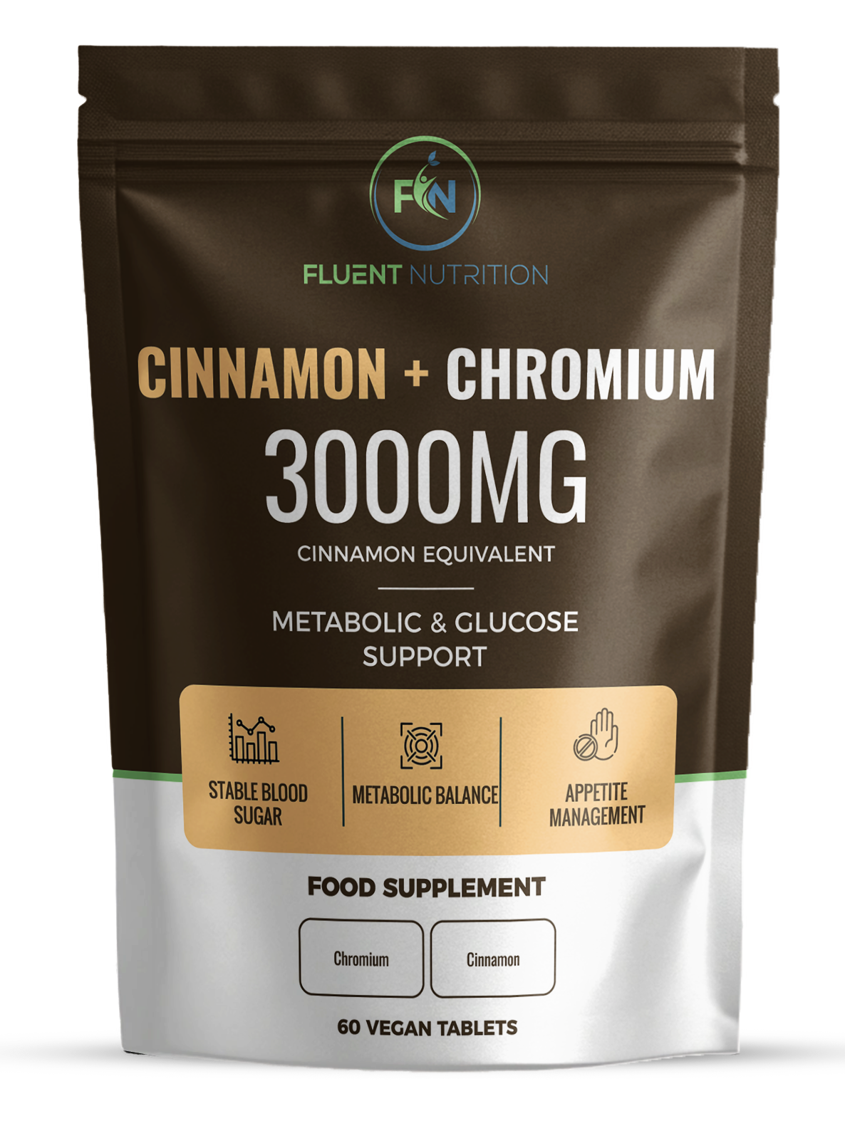 Cinnamon + Chromium 3000MG