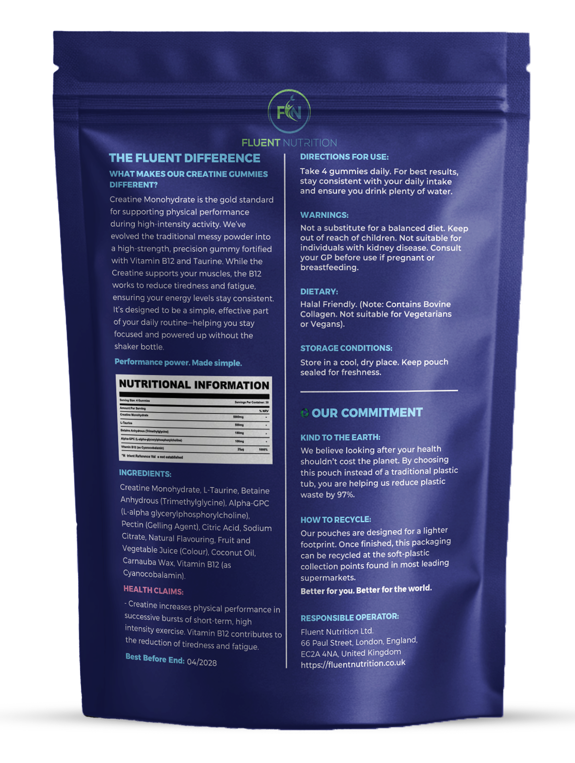 Creatine Monohydrate Gummies: Performance Power. Made Simple.
