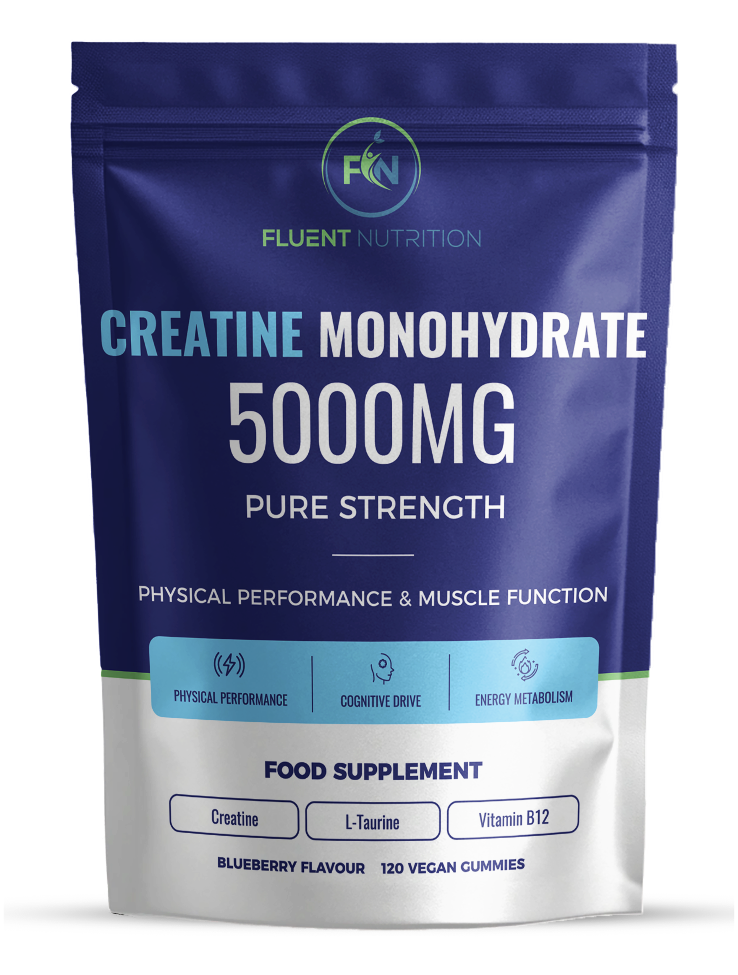 Creatine Monohydrate Gummies - 5000MG - Blueberry